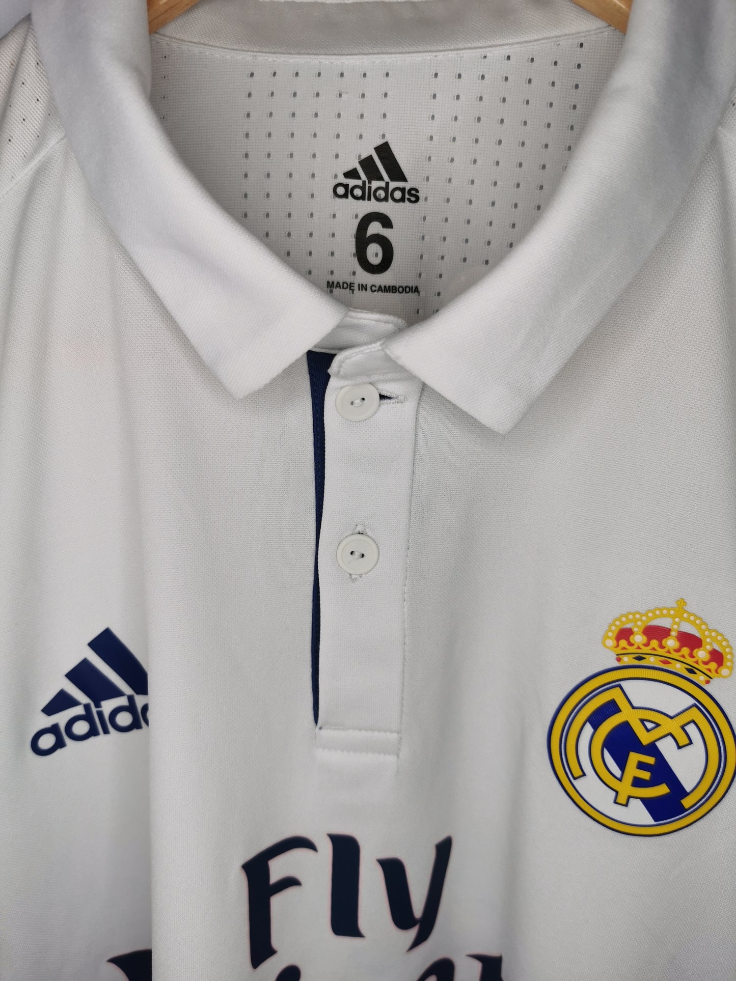 2016 Real Madrid Home Match Worn 'Vazquez 17' vs Villarreal