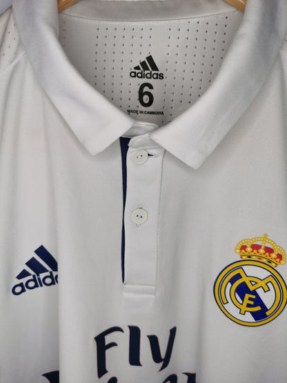 2016 Real Madrid Home Match Worn 'Vazquez 17' vs Villarreal