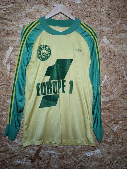 Authentic Nantes 1978 Adidas Long Sleeve Home Football Shirt, Large (Image 1)