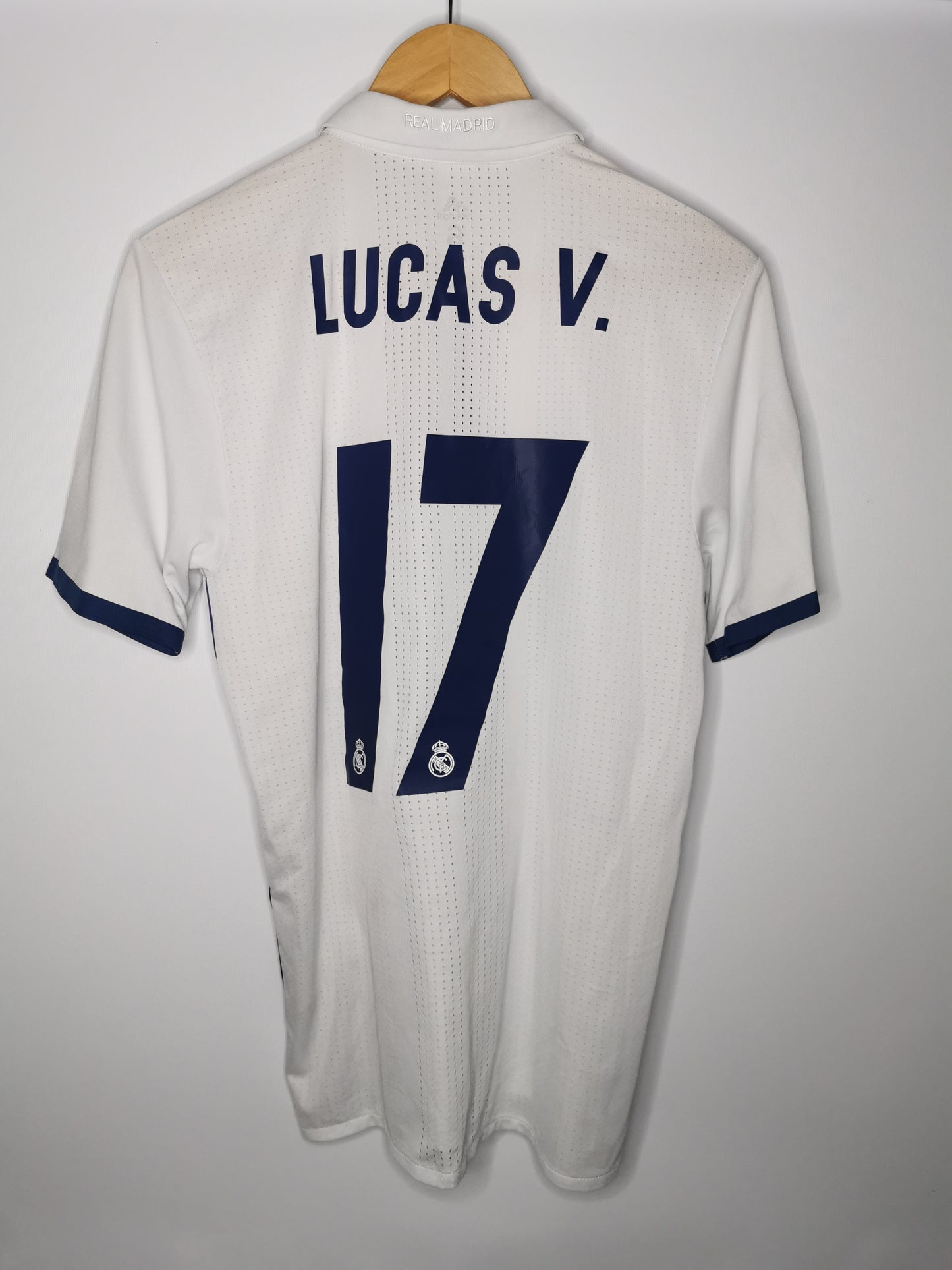 2016 Real Madrid Home Match Worn 'Vazquez 17' vs Villarreal