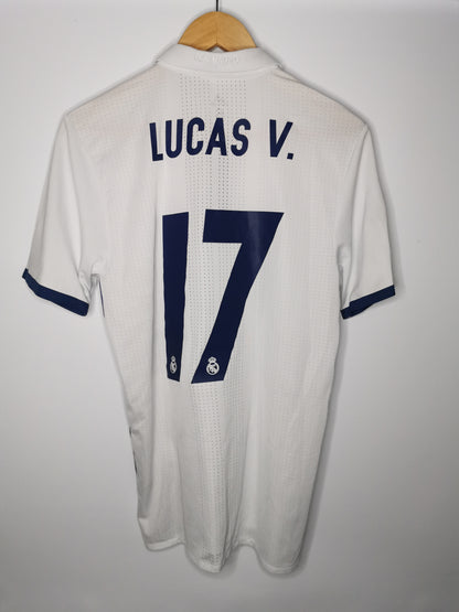2016 Real Madrid Home Match Worn 'Vazquez 17' vs Villarreal
