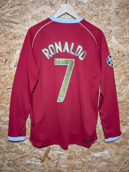Manchester United Home 2006 Nike Long Sleeve Authentic Football Shirt 'Ronaldo 7', Large