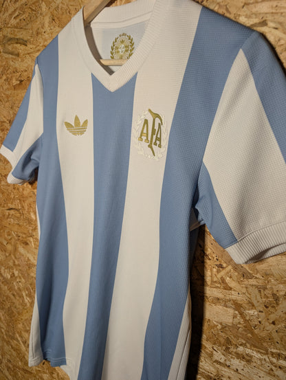 Authentic Argentina 2025 Adidas Home 50th Anniversary Authentic Football Shirt - Image 4