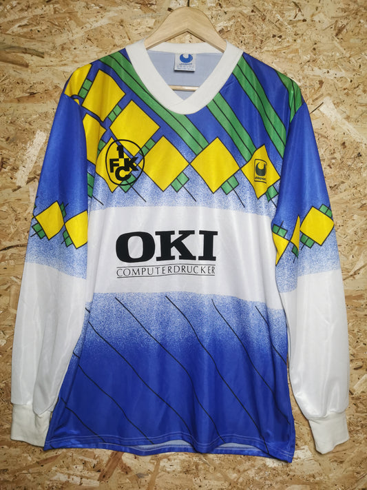 1991 Kaiserslautern Fourth Long Sleeve shirt & shorts, X Large (fits as Large)