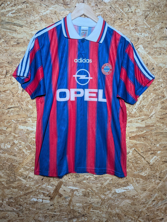 Authentic Bayern Munich 1995 Adidas Home Football Shirt 'Klinsmann 18' (Image 1)