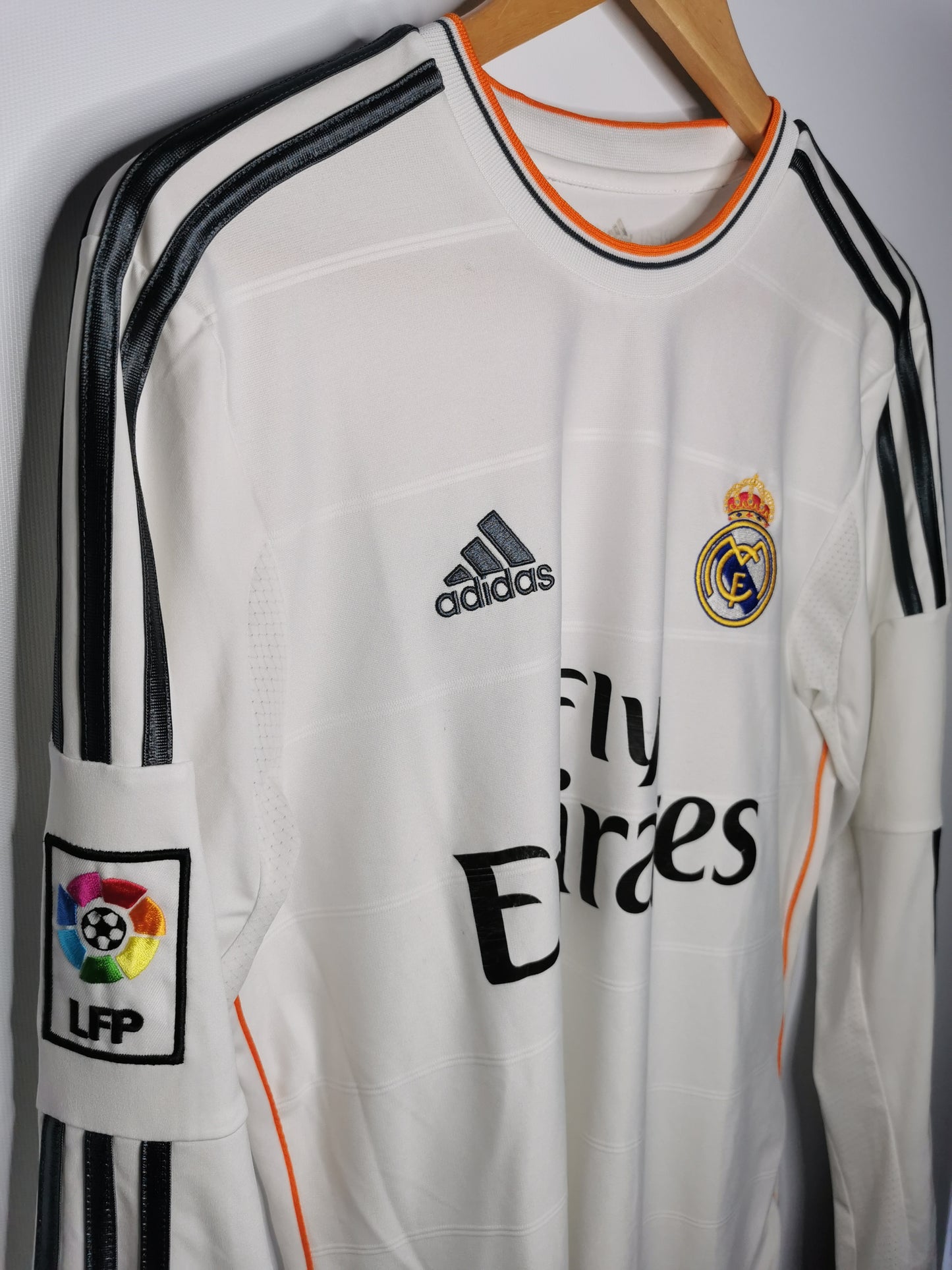 2013 Real Madrid Home Long Sleeve 'Bale 11', Medium