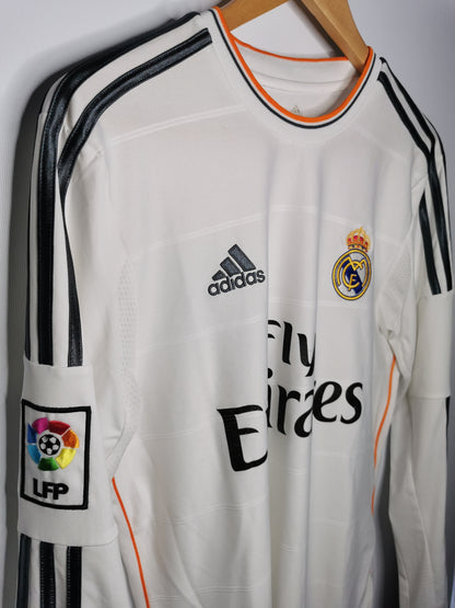 2013 Real Madrid Home Long Sleeve 'Bale 11', Medium