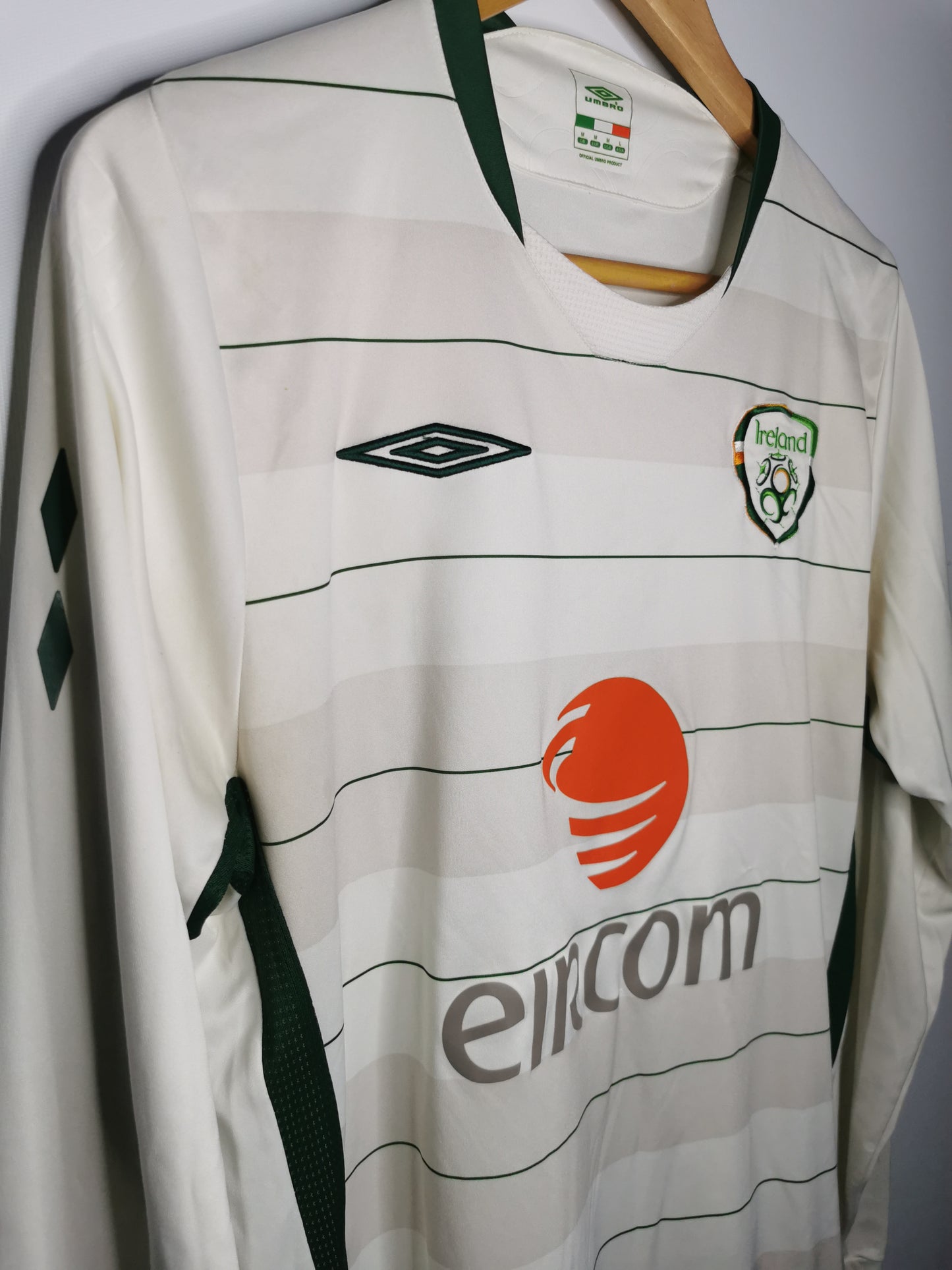 2007 Ireland Away Long Sleeve, Medium