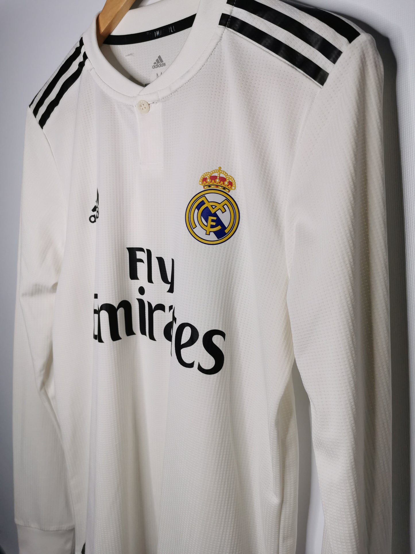 2018 Real Madrid Long Sleeve Player Spec 'Benzema 9', Medium