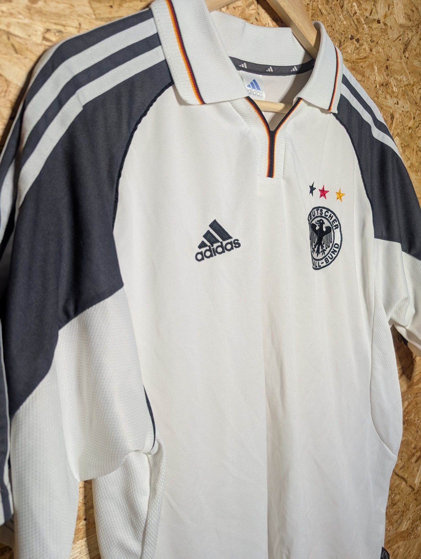 Authentic Germany 2000 Adidas Home Authentic Football Shirt - Image 3