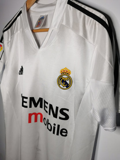 2004 Real Madrid Home Raul Signed, Large