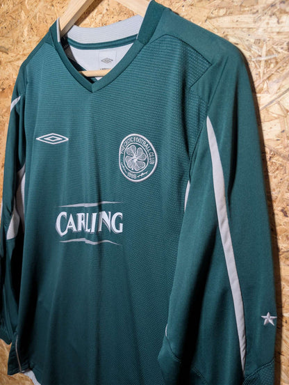 2004 Celtic Away Long Sleeve, Medium