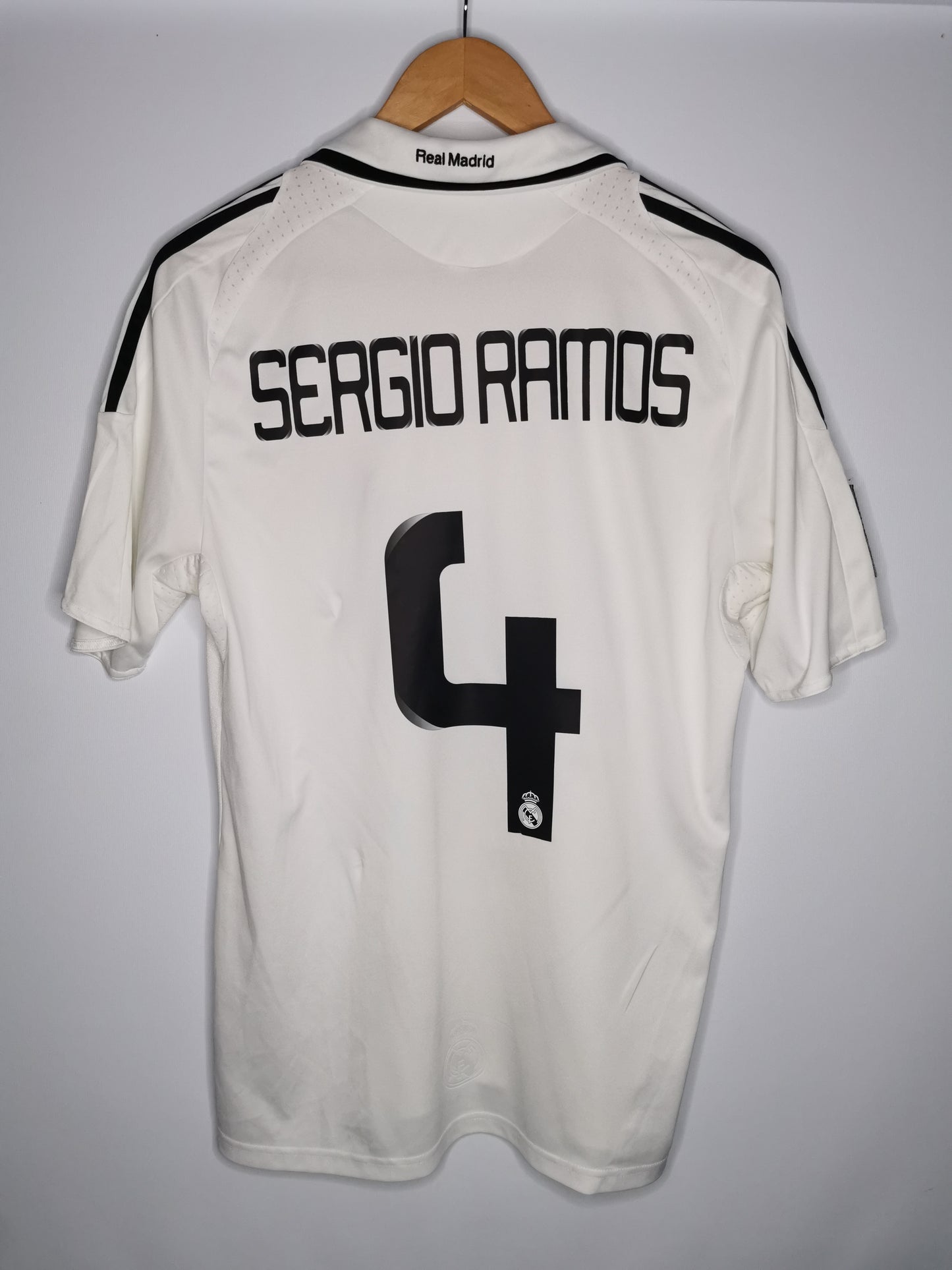 2008 Real Madrid Home 'Sergio Ramos 4', Medium