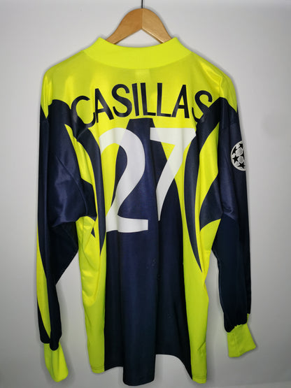 1999 Real Madrid Goalkeeper Long Sleeve 'Casillas 27', Large