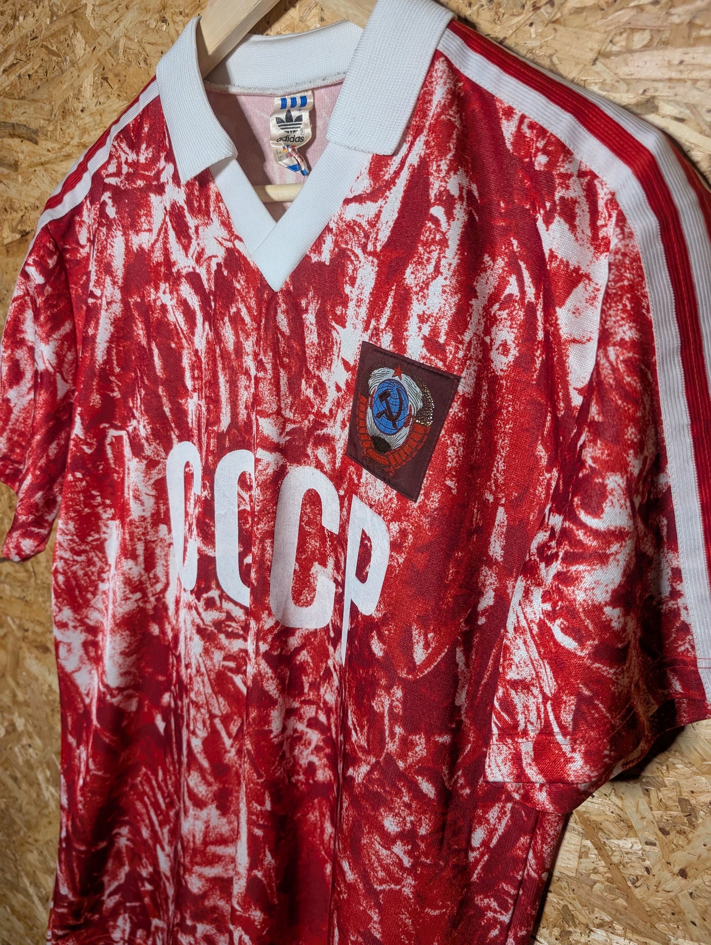 Authentic USSR 1989 Adidas Home Authentic Football Shirt - Image 4