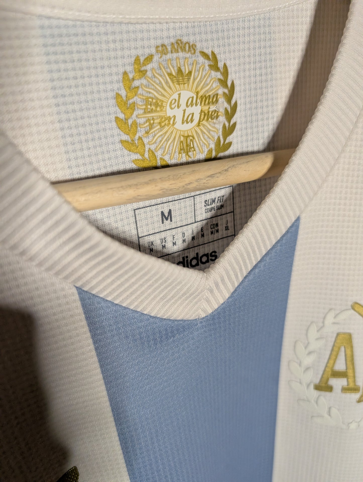 2025 Argentina Home Adidas Centenary, Medium