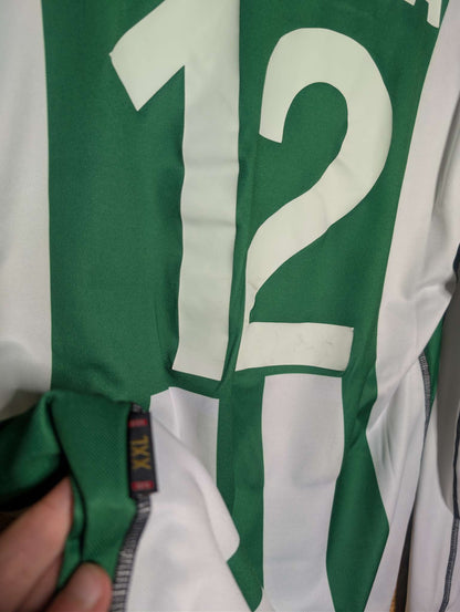 2005 Real Betis Home Long Sleeve Matchworn 'R. Oliveira 12' vs Chelsea (19th Oct 2005)