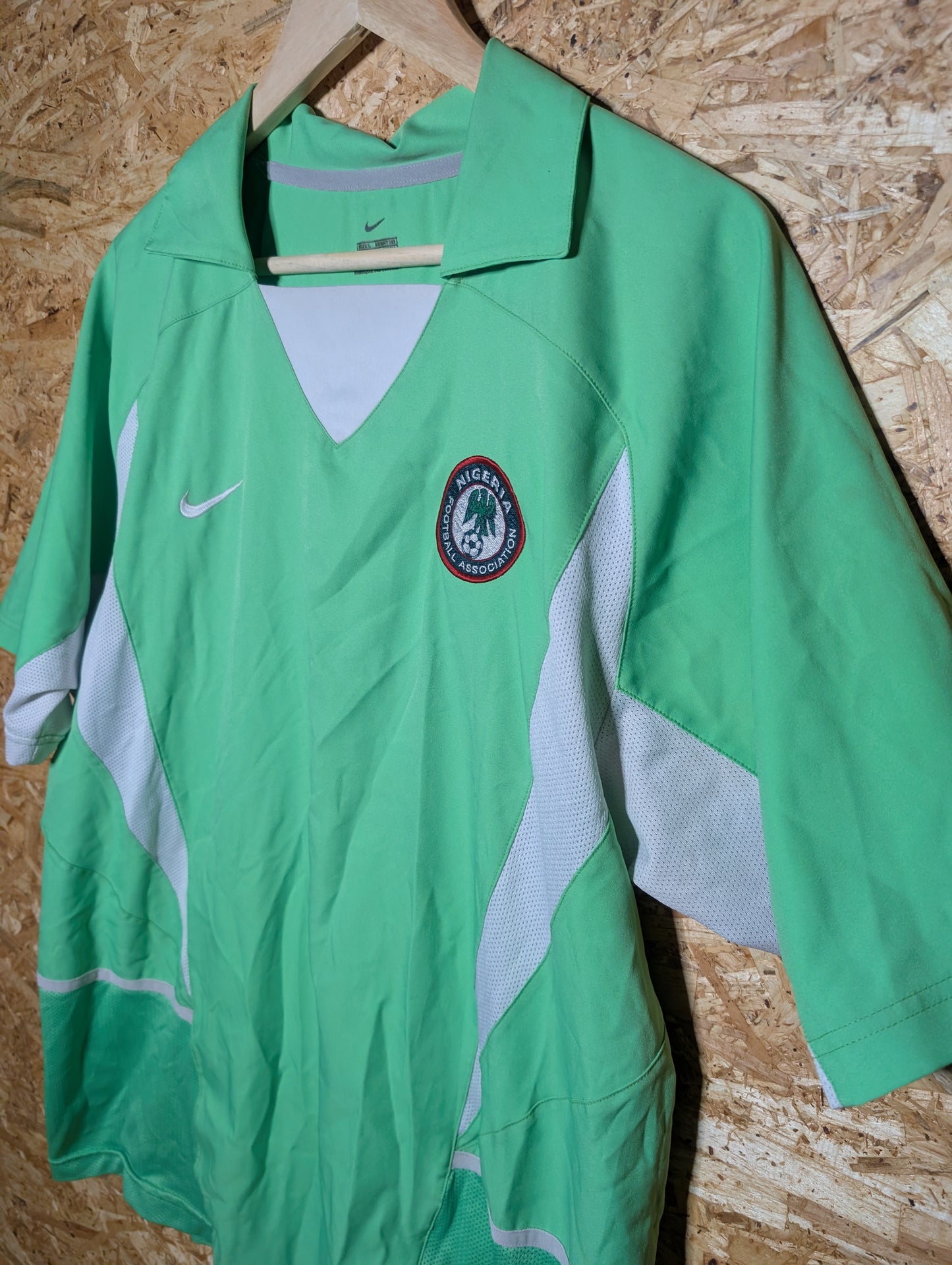 Authentic Nigeria 2002 Nike Home Authentic Football Shirt - Image 4