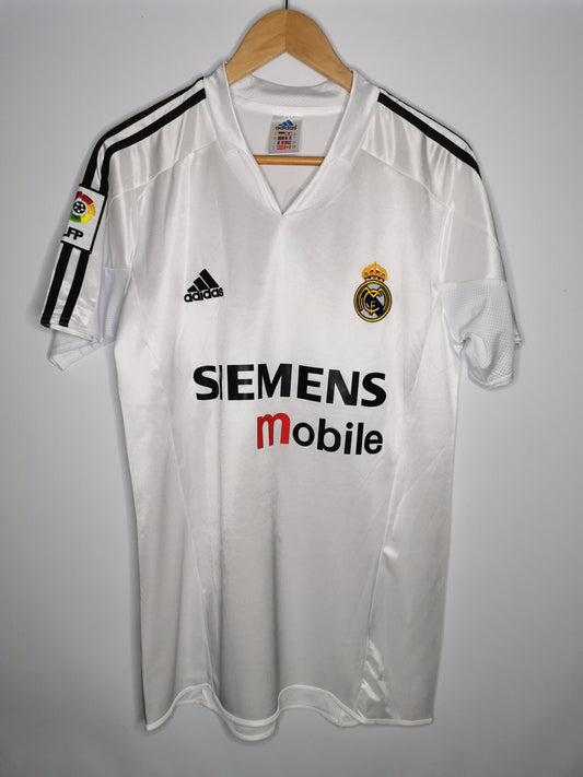 2004 Real Madrid Home Raul Signed, Large
