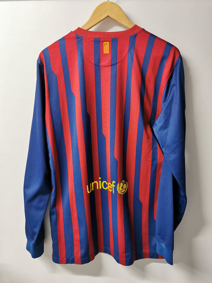 2011 Barcelona Home Long Sleeve, Medium
