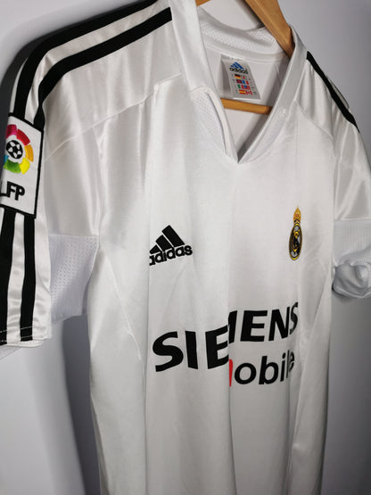 2004 Real Madrid Home Raul Signed, Large