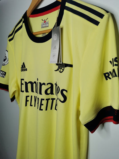 2021 Arsenal Away Bukayo Saka Premier League Kitroom Issued, Size 6 (Medium), BNWT