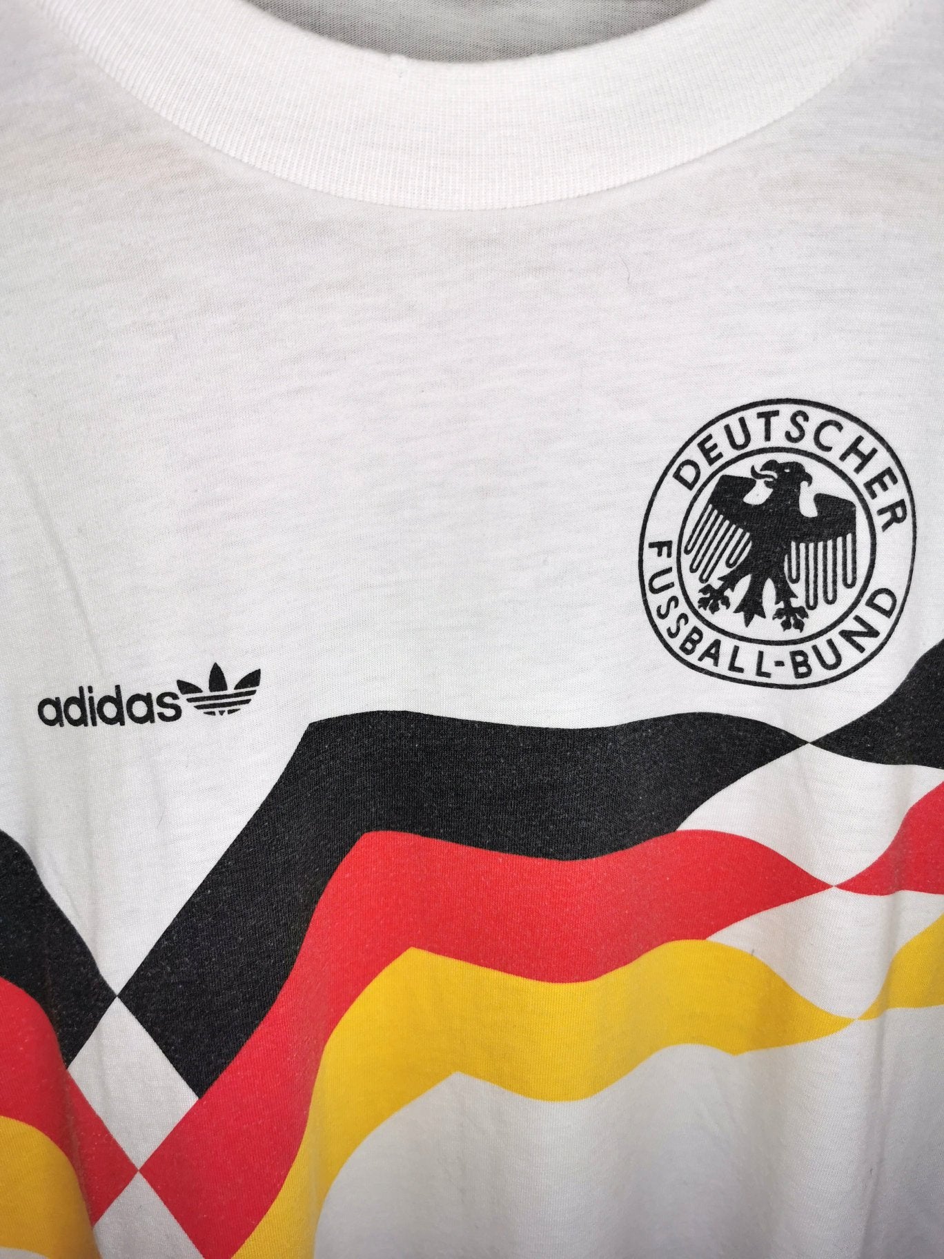 1990 Germany Cotton Tee front logos