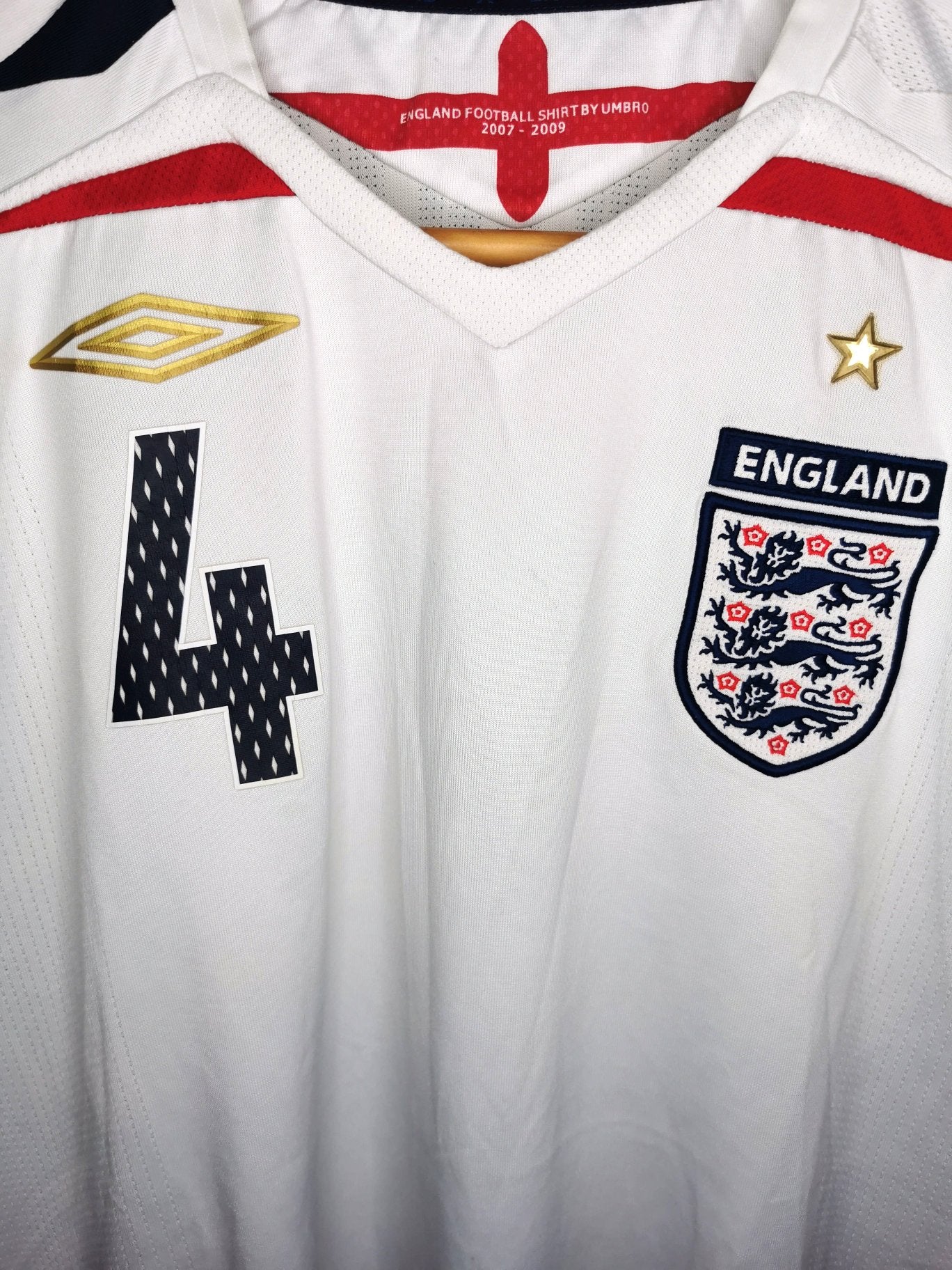 2008 England Home 'Gerrard 4', Large