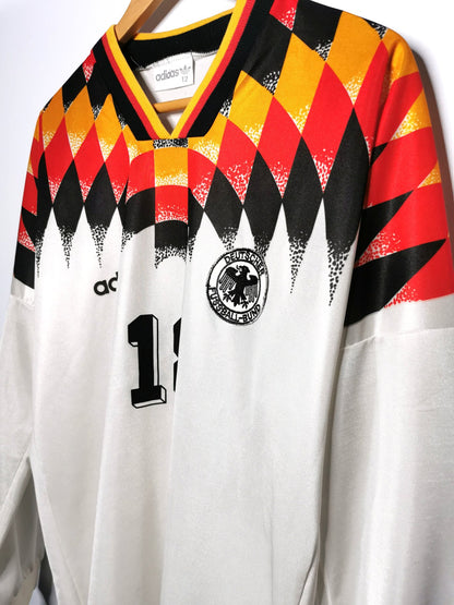 1994 Germany Home Long Sleeve 'Klinsmann 18', front right