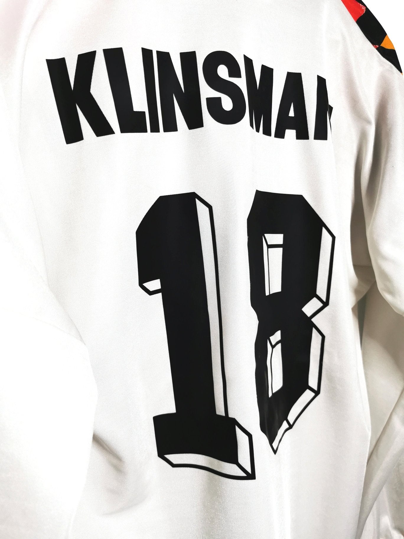1994 Germany Home Long Sleeve 'Klinsmann 18', nameset
