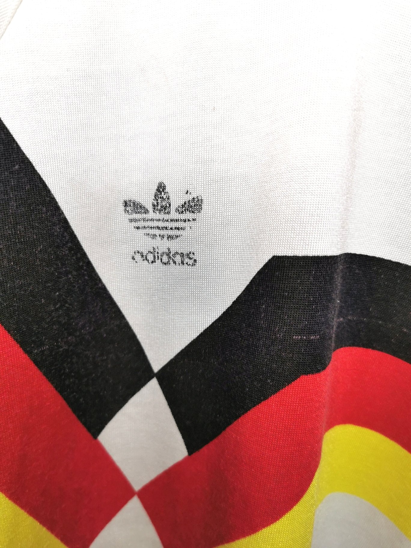 1988 Germany Home Long Sleeve (South American version), Medium, Adidas logo