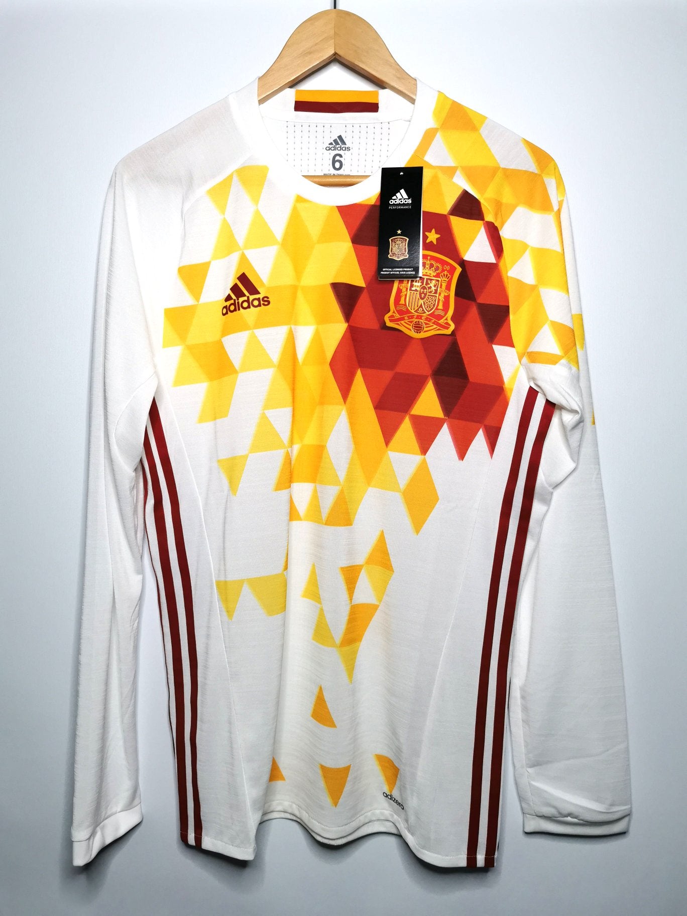 2016 Spain Away Long Sleeve Kitroom Player Spec, Medium (6)