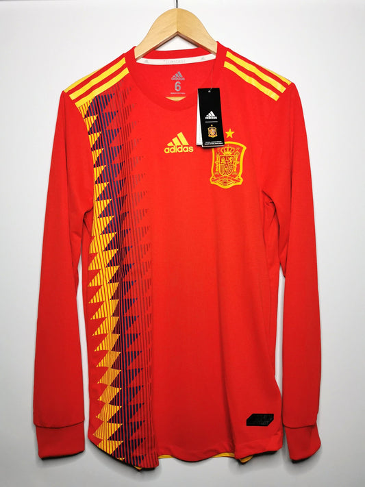 2018 Spain Home Long Sleeve Kitroom Player Spec, Large (8), BNIB