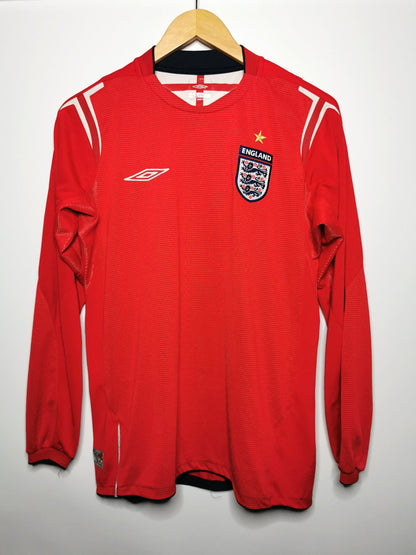 2004 England Away Long Sleeve, Small