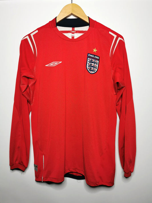 2004 England Away Long Sleeve, Small