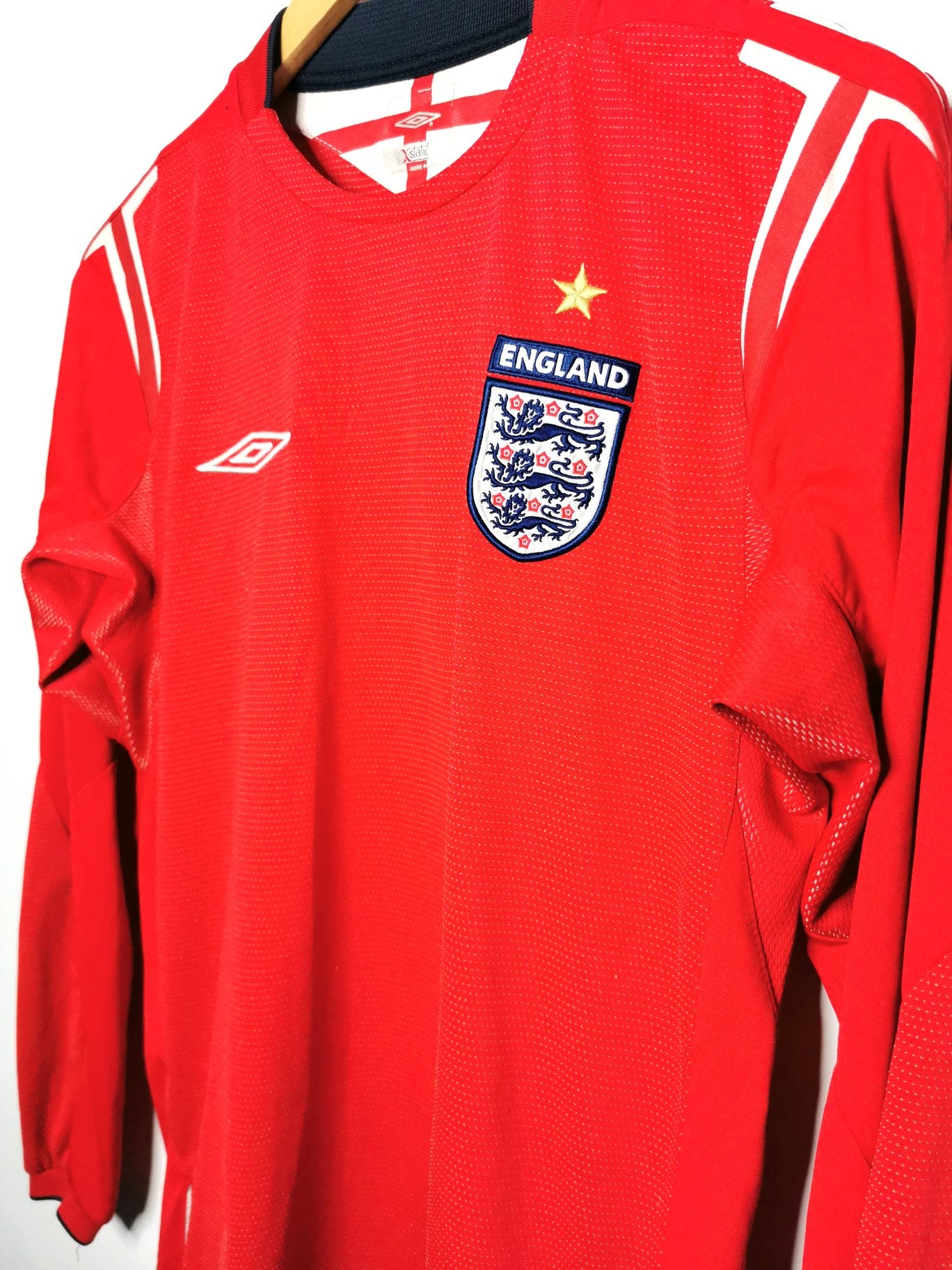 2004 England Away Long Sleeve, Small