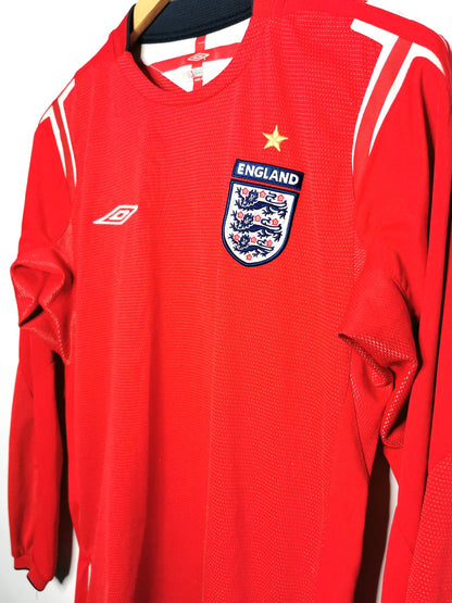 2004 England Away Long Sleeve, Small