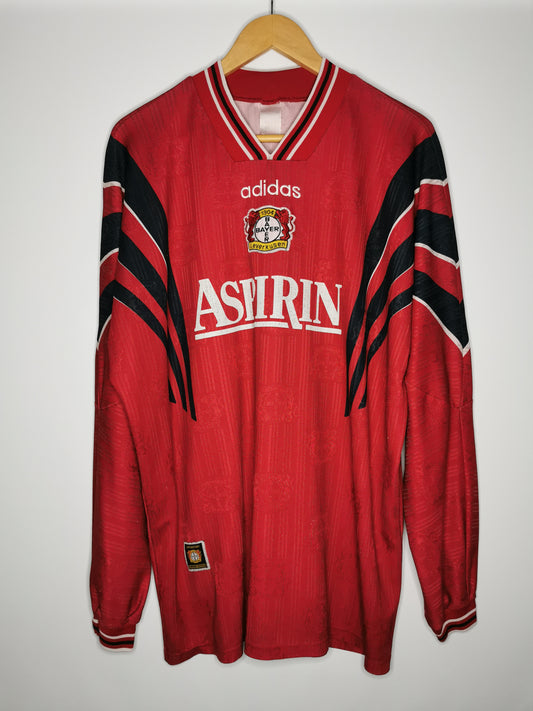1996 Bayer Leverkusen Home Long Sleeve '8', X Large