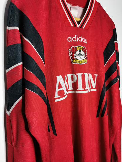 1996 Bayer Leverkusen Home Long Sleeve '8', X Large