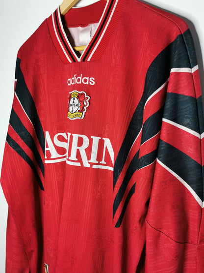 1996 Bayer Leverkusen Home Long Sleeve '8', X Large