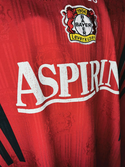 1996 Bayer Leverkusen Home Long Sleeve '8', X Large