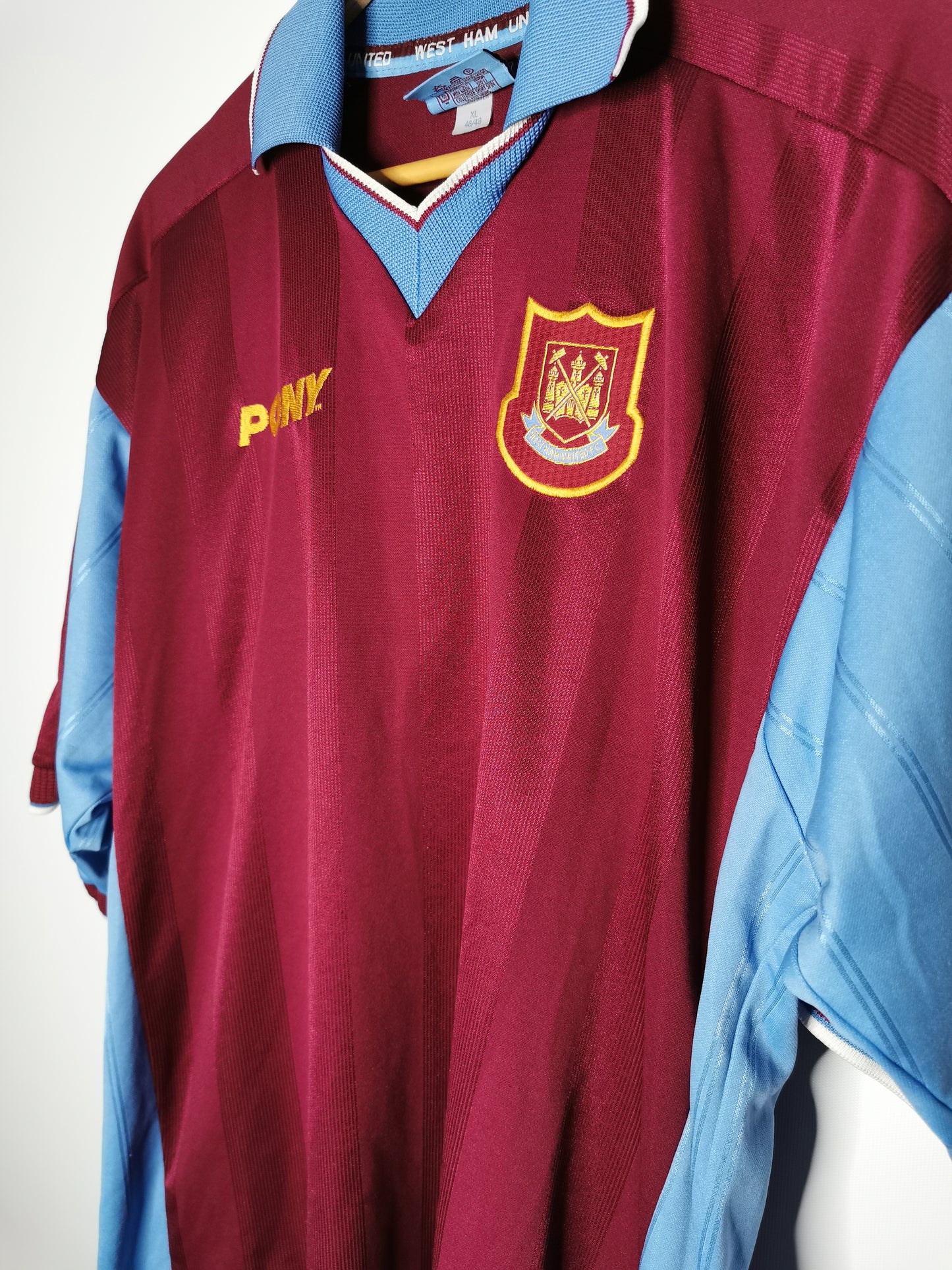1997 West Ham United Home Sponsorless, X Large
