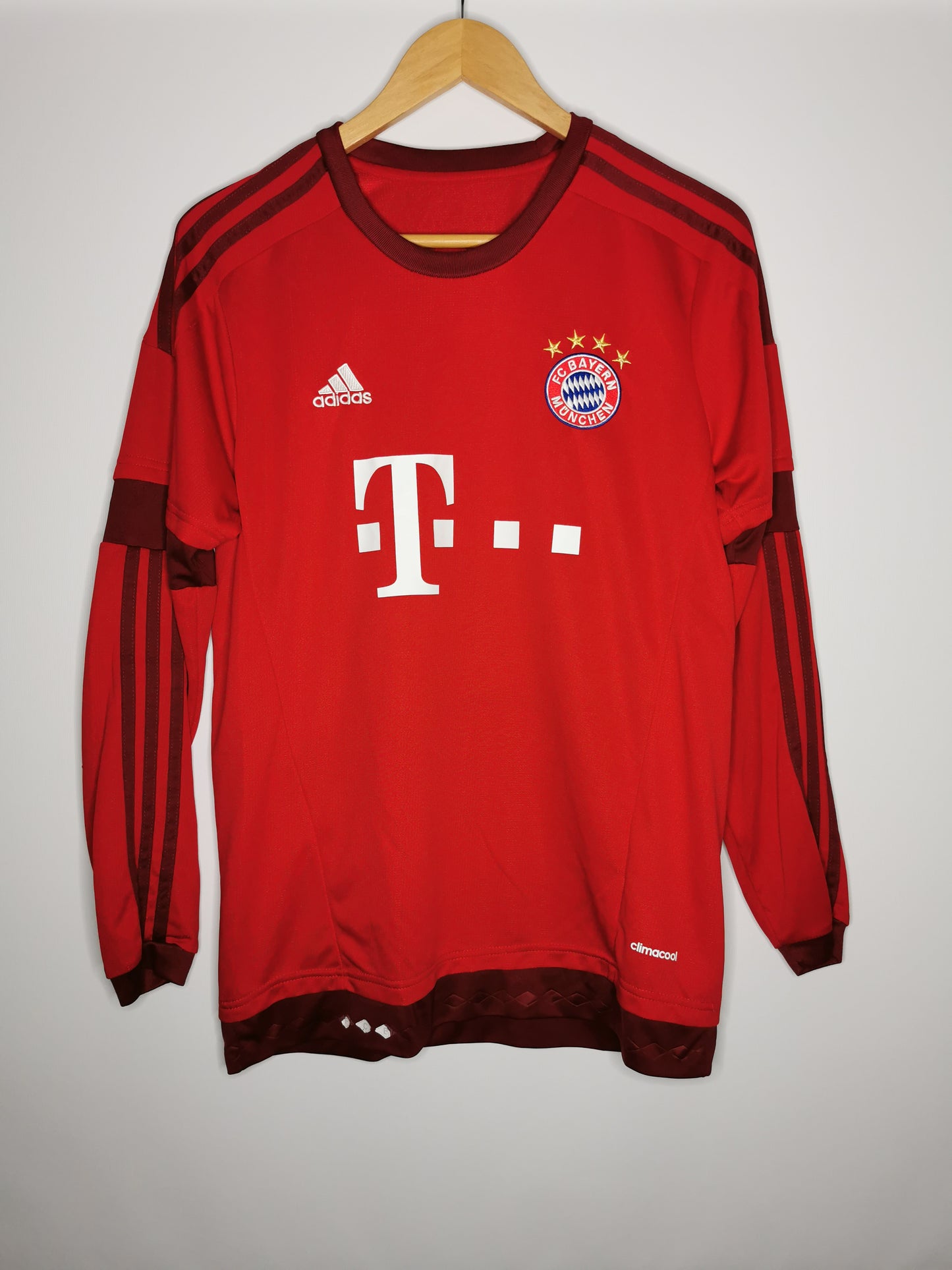 2015 Bayern Munich Home Long Sleeve 'Alonso 3', Medium