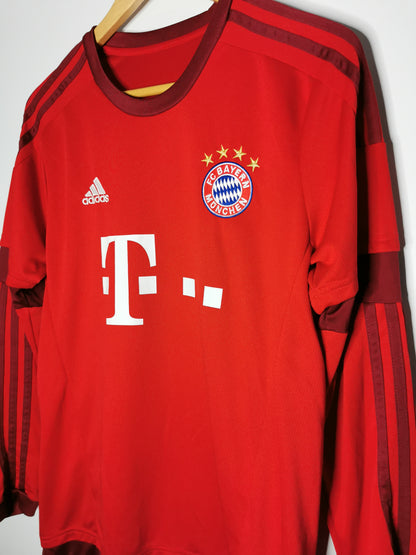 2015 Bayern Munich Home Long Sleeve 'Alonso 3', Medium