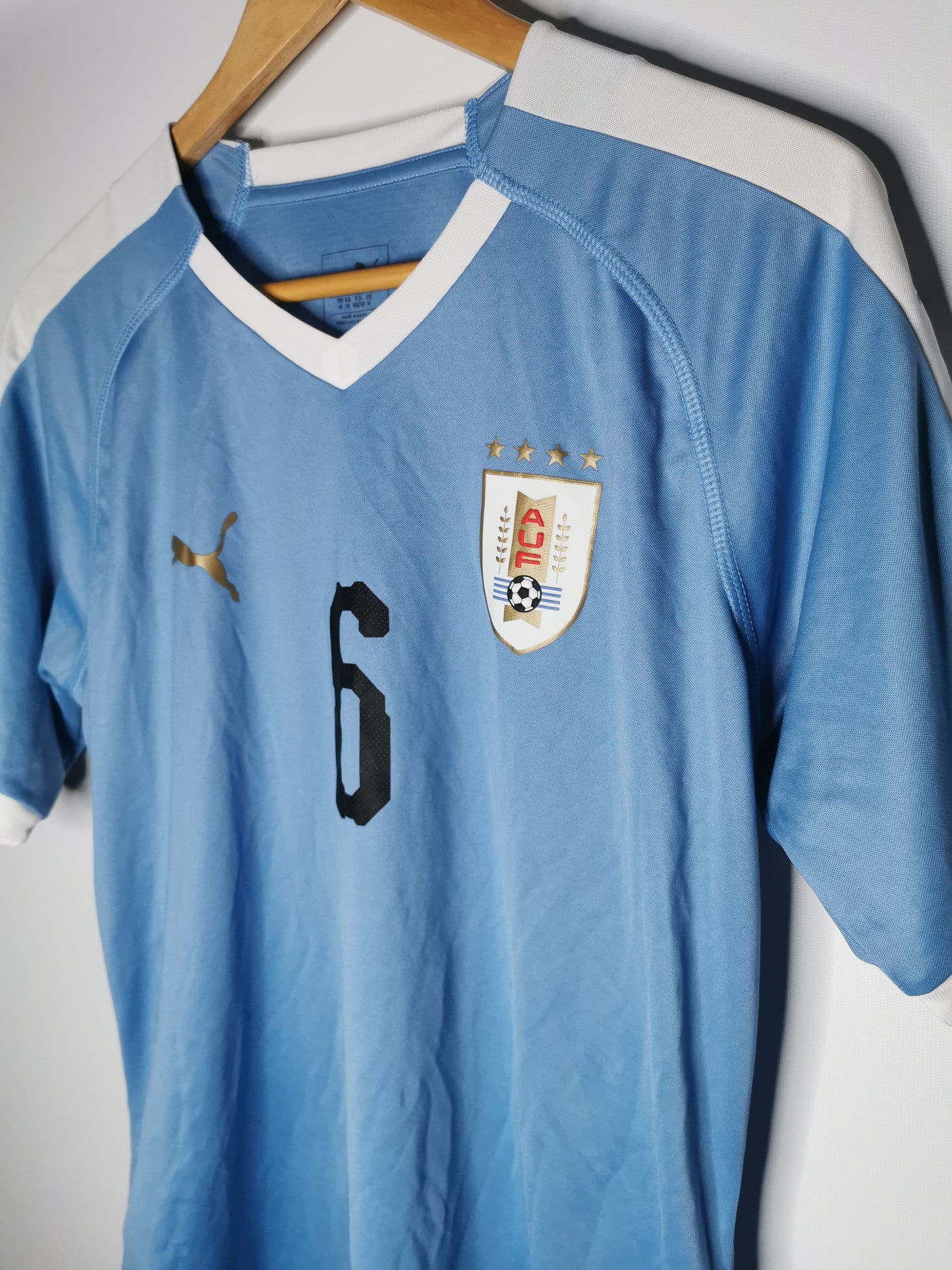 2019 Uruguay Home 'Bentancur 6' matchworn vs Peru