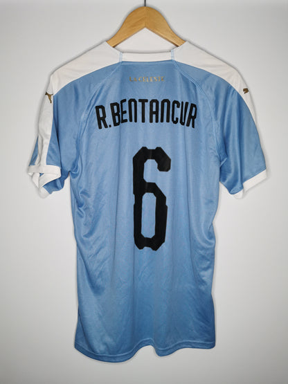 2019 Uruguay Home 'Bentancur 6' matchworn vs Peru
