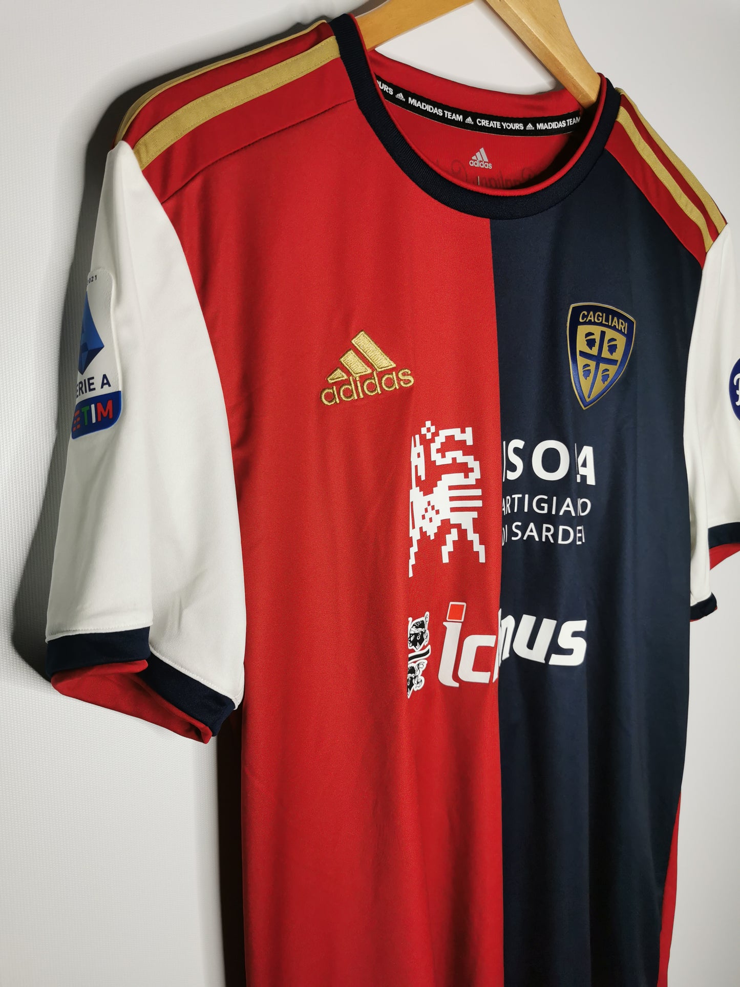 2019 Cagliari Home 'Godin 2' signed