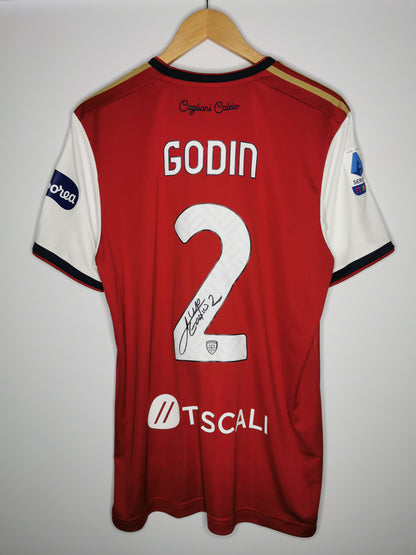 2019 Cagliari Home 'Godin 2' signed
