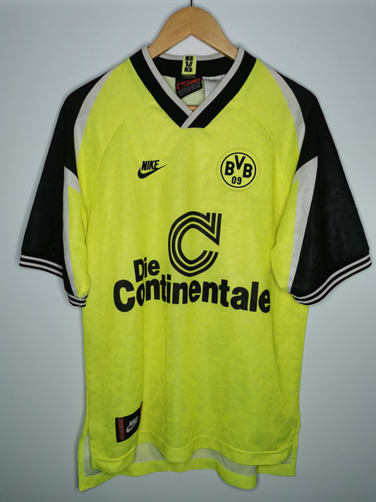 1995 Borussia Dortmund 'Riedle 9' signed