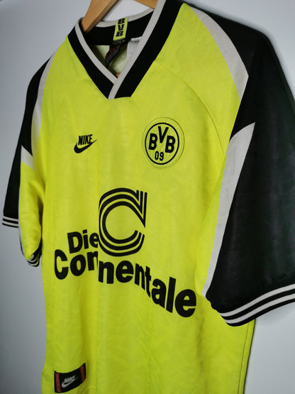 1995 Borussia Dortmund 'Riedle 9' signed